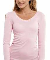 Dames t shirt met v hals