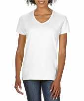 Set stuks basic v hals t shirt wit dames maat s